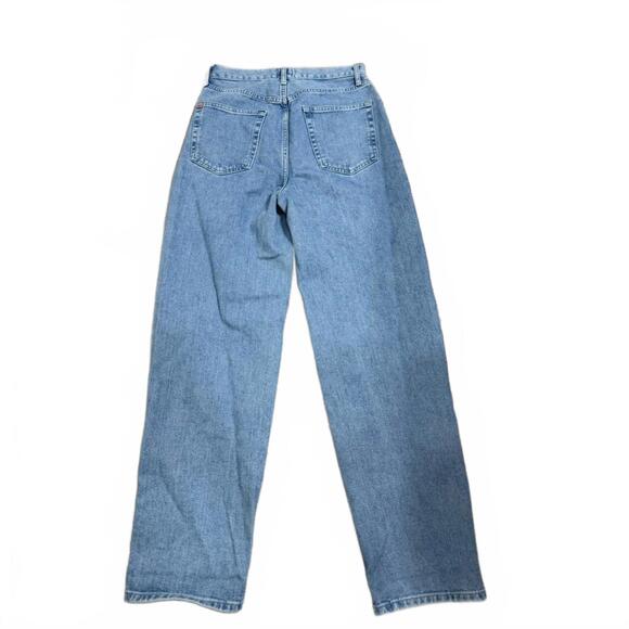 BDG Urban Outfitters Distressed High Rise Baggy Light Wash Denim Jeans- Size 27 - Picture 3 of 6